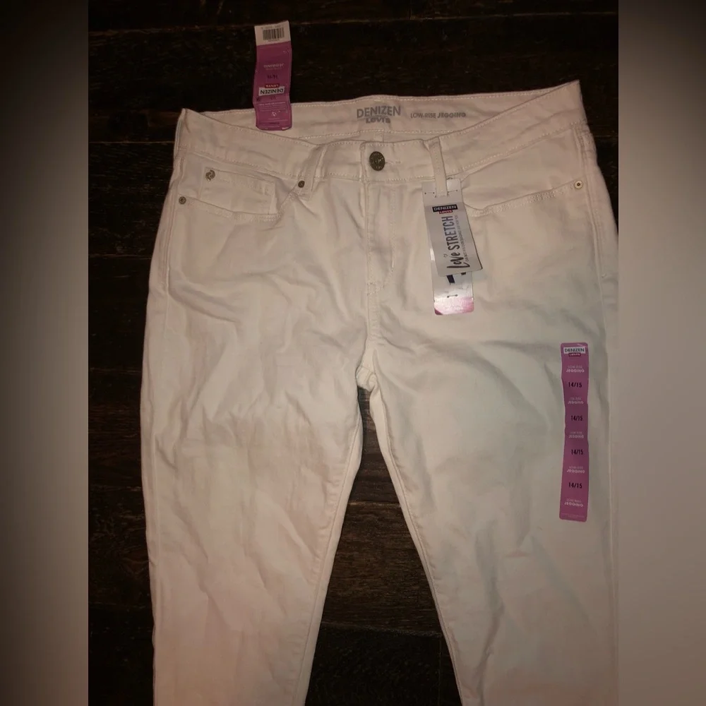 Junior Denim Jeggings by DENIZEN from Levi’s low-rise jeggings  Size 14/15 - Picture 13 of 15